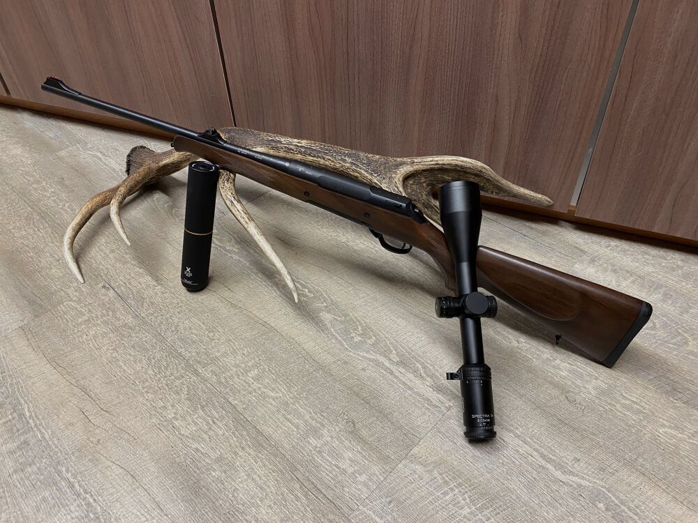 Haenel Jaeger 10, with GPO Spectra 5x 3-15x56 & Stalon X108