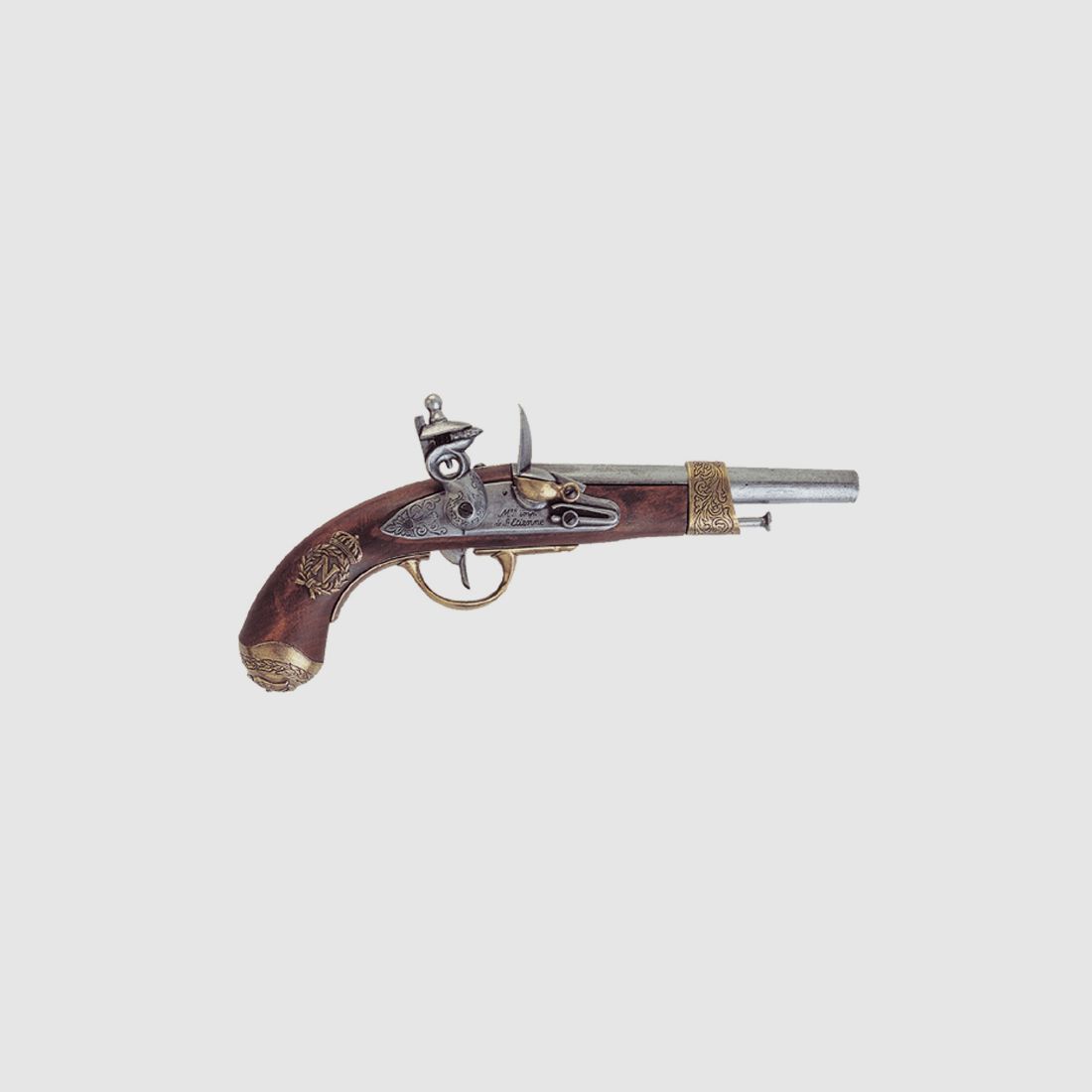 Napoleon Pistole mit Symbol des Kaisers am Griff