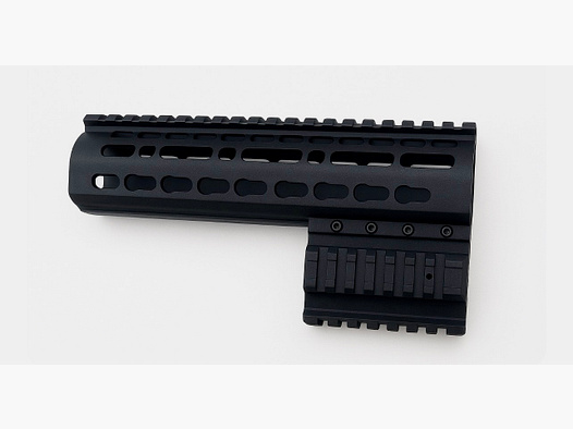 Guardamanos AEA Megalodon 248 mm — Picatinny arriba + M-LOK (negro)
