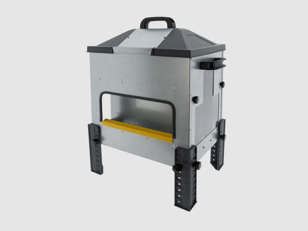 Futterstelle Robust® Große Öffnung 16kg - Verzinkter Stahl für Geflügel, Enten und Gänse, Bild 2 von 15