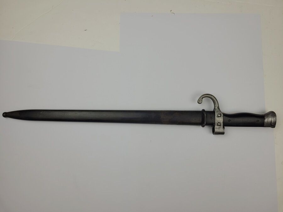 Baionette Berthier Modell 1892 2. Typ – mit originalen Bakelit-Griffschalen – Mono-Nummer – sehr guter Zustand, Bild 3 von 9