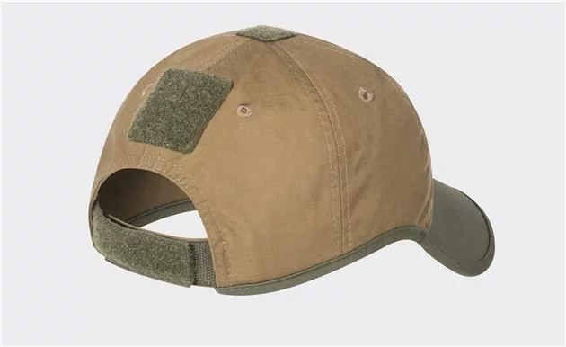Czapka Helikon Logo Cap-PolyCotton Ripstop-coyote/olive green a, zdjęcie 4 z 6