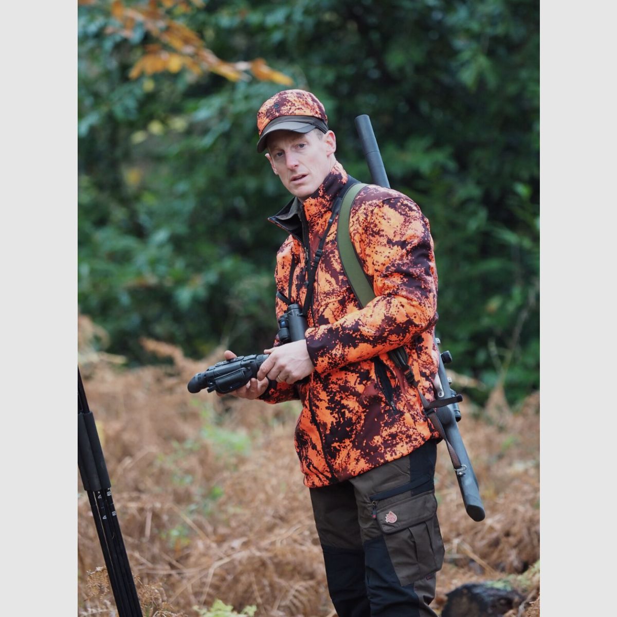 Chaqueta reversible SHOOTERKING Digitex Softshell 2 en 1 Blaze Marrón