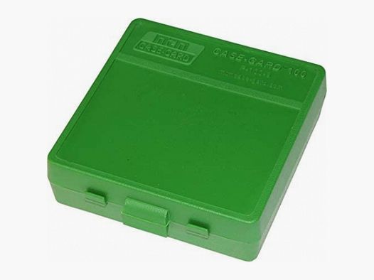 Pudełko MTM na 100 szt. amunicji 9 mm