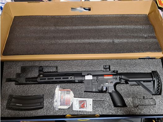 BO Delta 595 Elite Pro Full Metal M4 ETU 11" (S)AEG, Black
