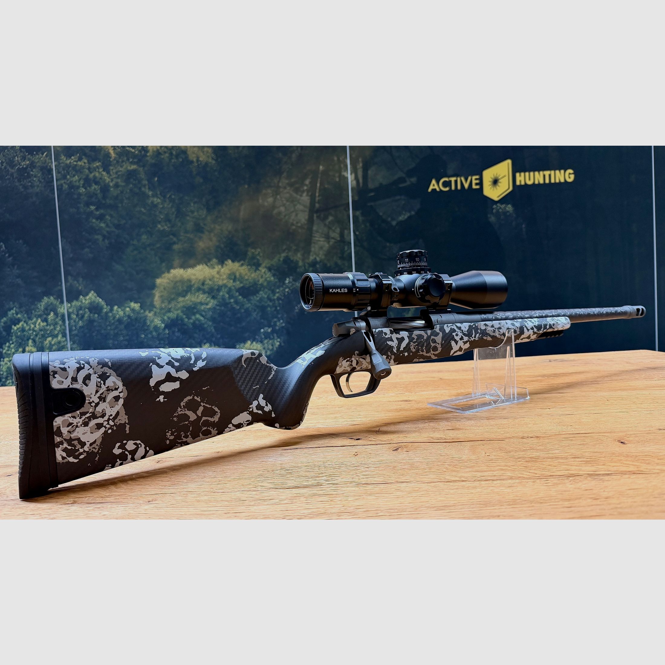 Gunwerks ClymR / 6 Creedmoor / LL 18" / con sistema in titanio / Kahles K318i 3,5-18x50