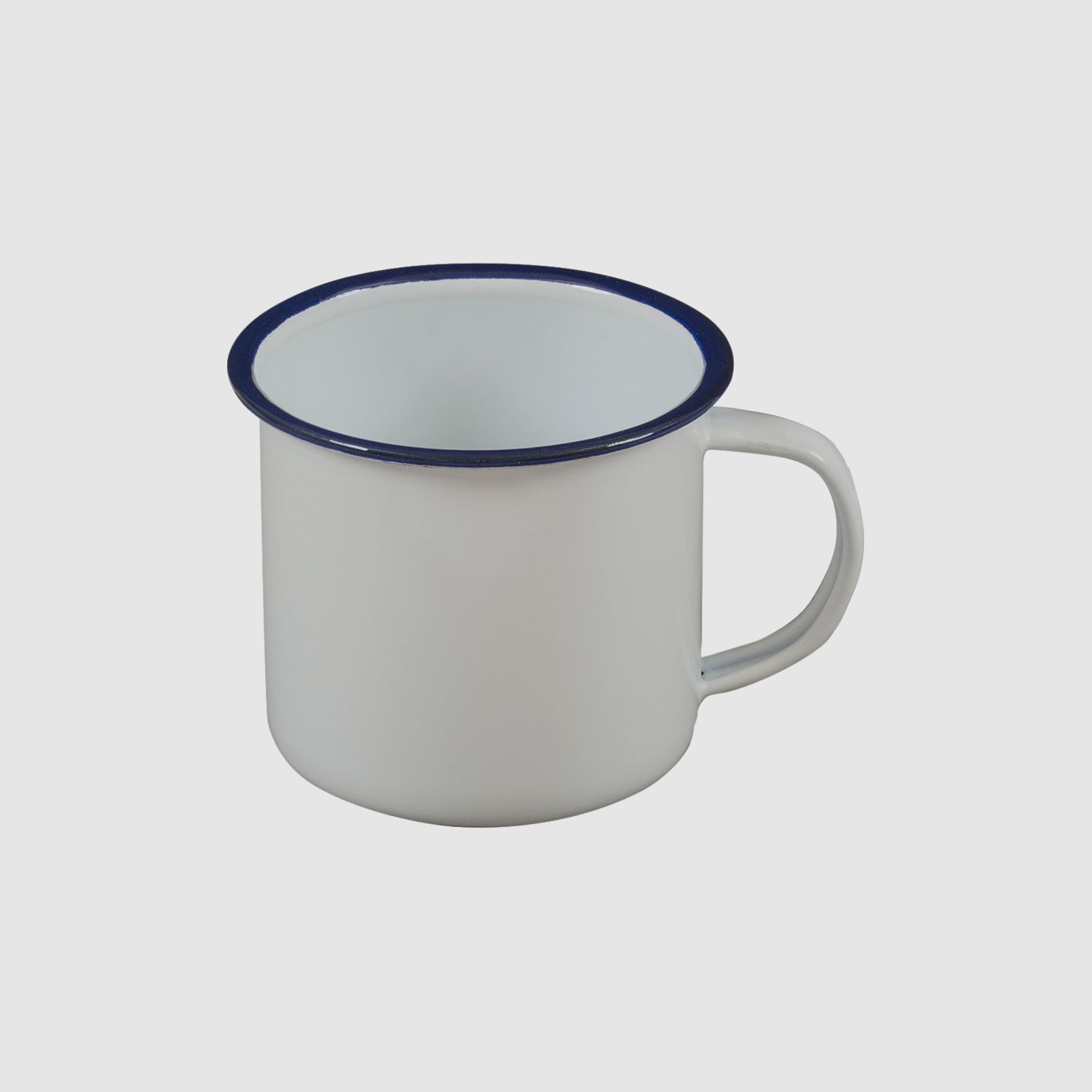 Highlander Emaille Tasse Vintage 280ml Weiß