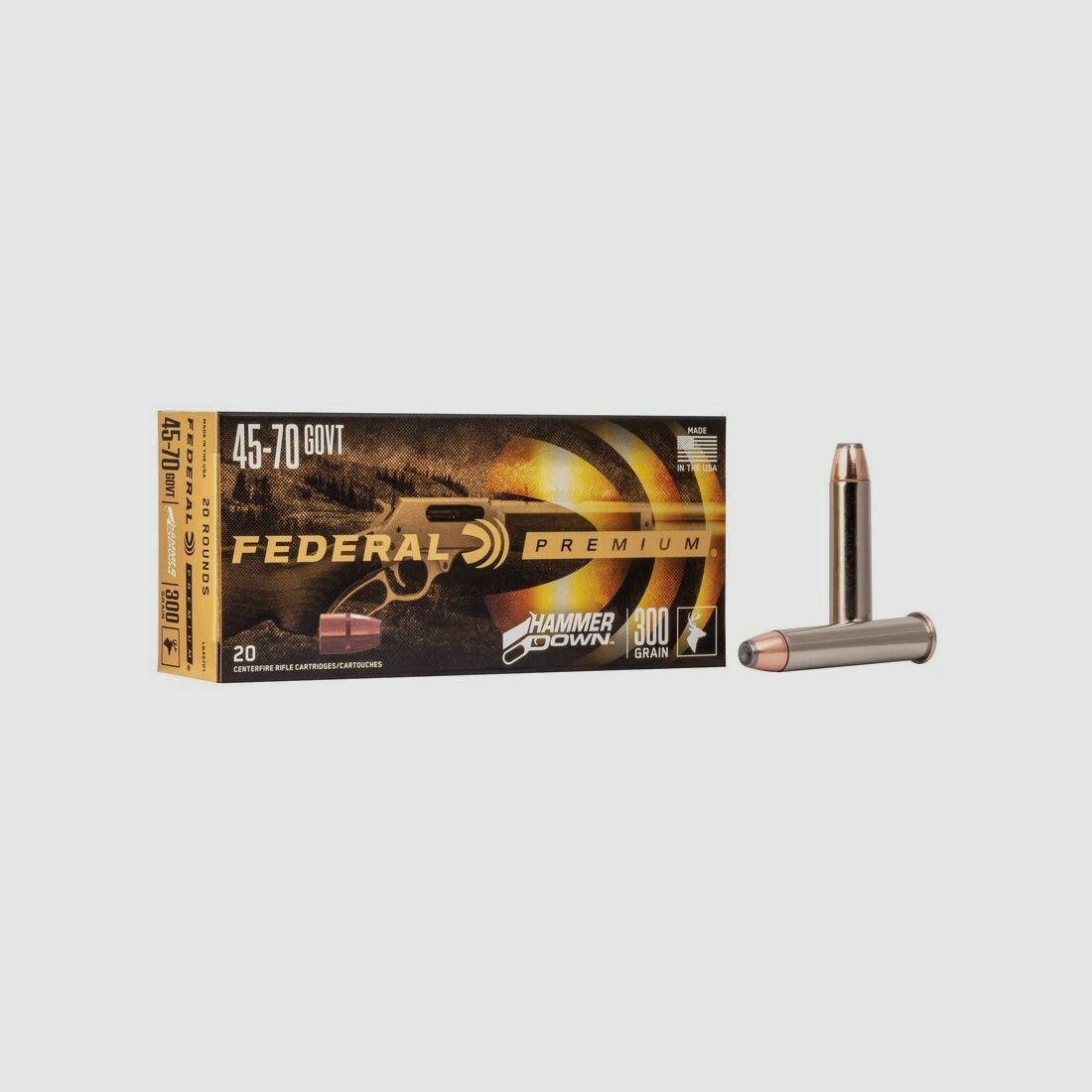 Federal Hammer Down Premium 300grs .45-70Gov.