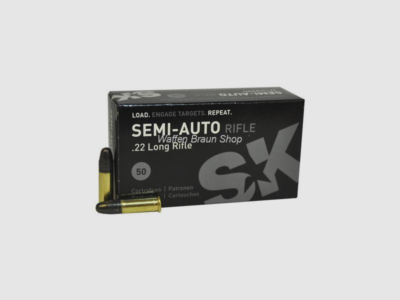 SK Randfeuerpatronen Semie-Auto Rifle 50 Stück