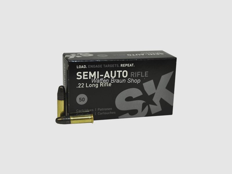 Cartuchos de borde SK Semiautomático Rifle 50 piezas