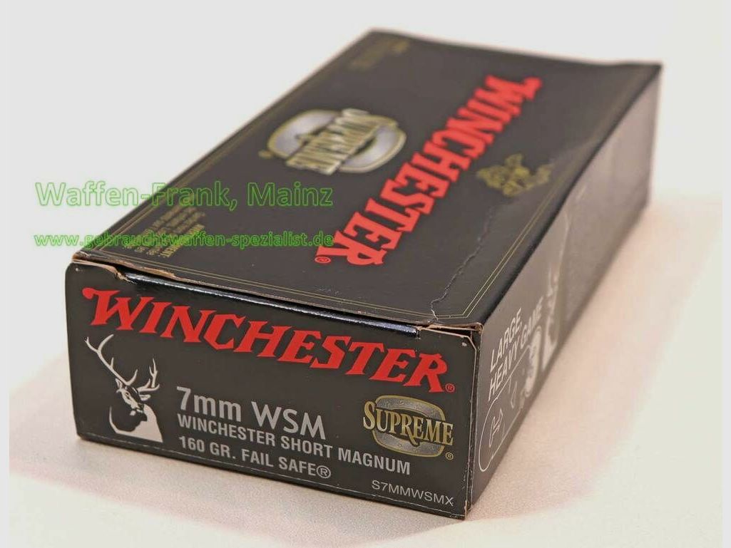 Winchester - USA Büchsenpatronen Supreme 7mmWSM