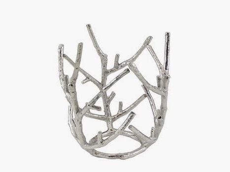 Kaheku Isla Two-Wick Lantern Nickel 25 cm