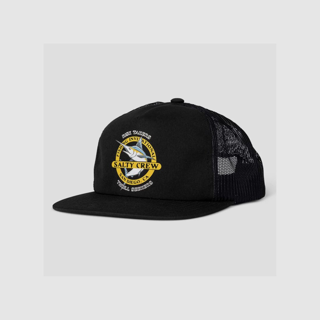 CZAPKA TRUCKER SALTY CREW INTERCLUB CZARNA