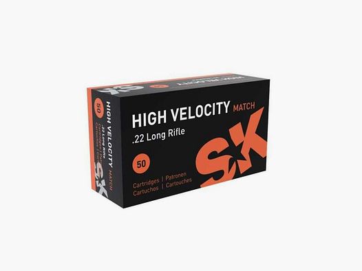 SK 40grs High Velocity Match 50ST .22lr