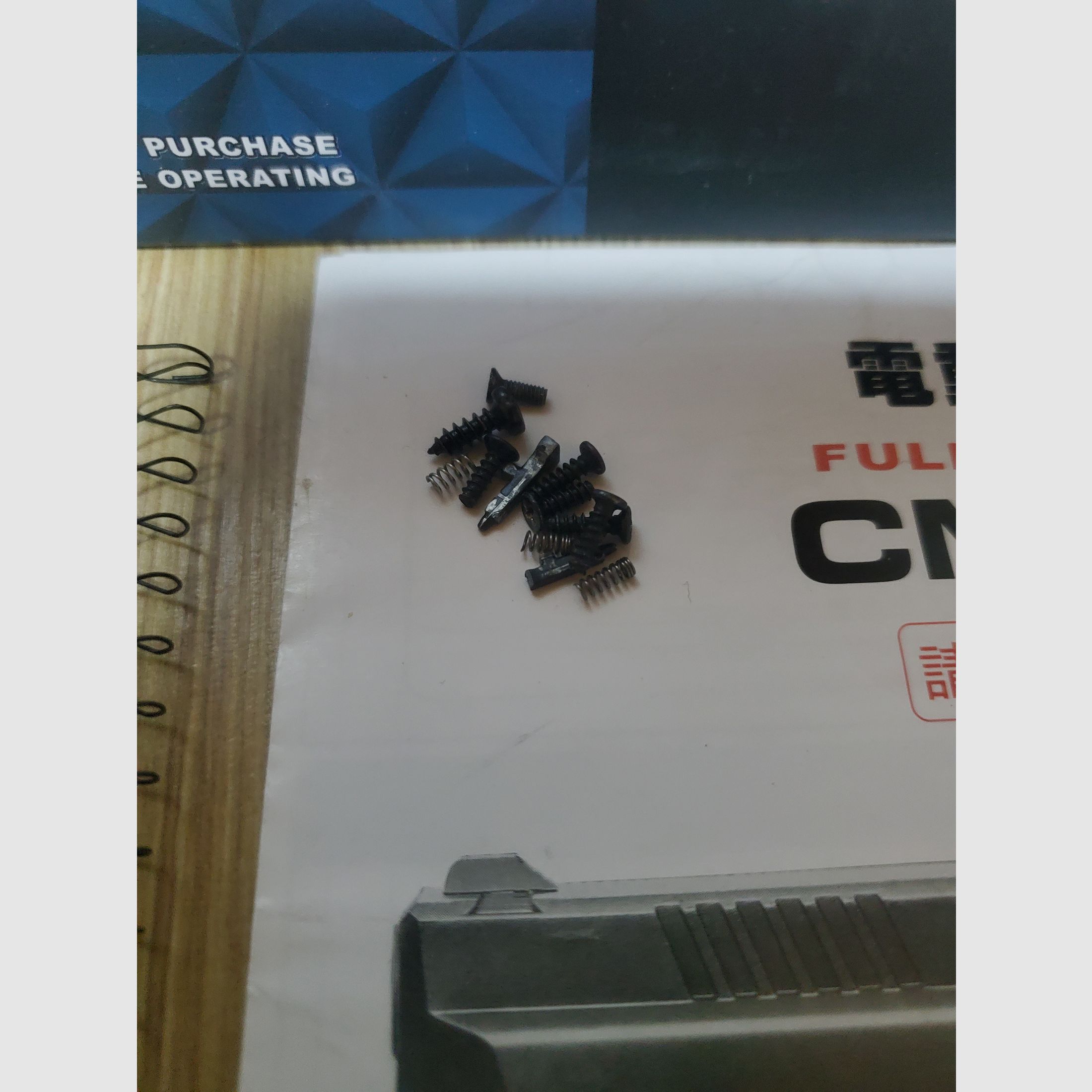 Softair Cyma CM 127 mit Zubehör für Bastler 