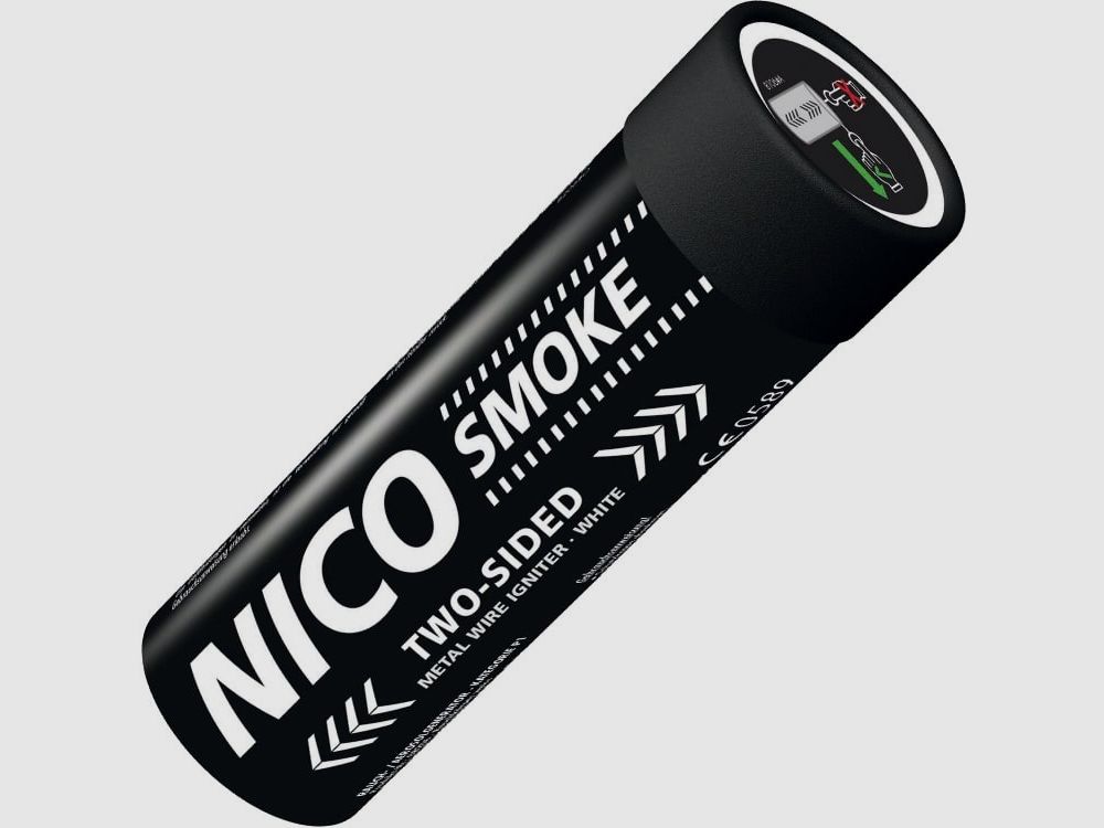NICO 50 Sekunden Two Sided Paintball Rauchgranate (weiss)