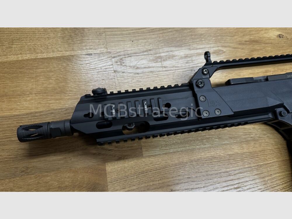 Heckler & Koch MGB243K Limited Edition halfautom. geweer .223Rem HK243 in "G36K" looplengte Limited Edition door MGB - klapstok - civiele versie van de H&K G36KA4 G36K