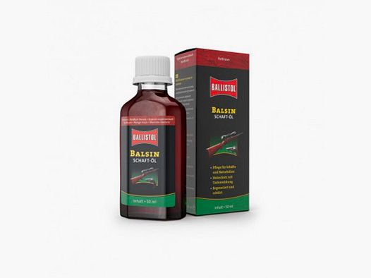 BALLISTOL – BALSIN STOCKÖL IMPREGNIERÖL SCHAFT – ROTBRAUN 50 ml