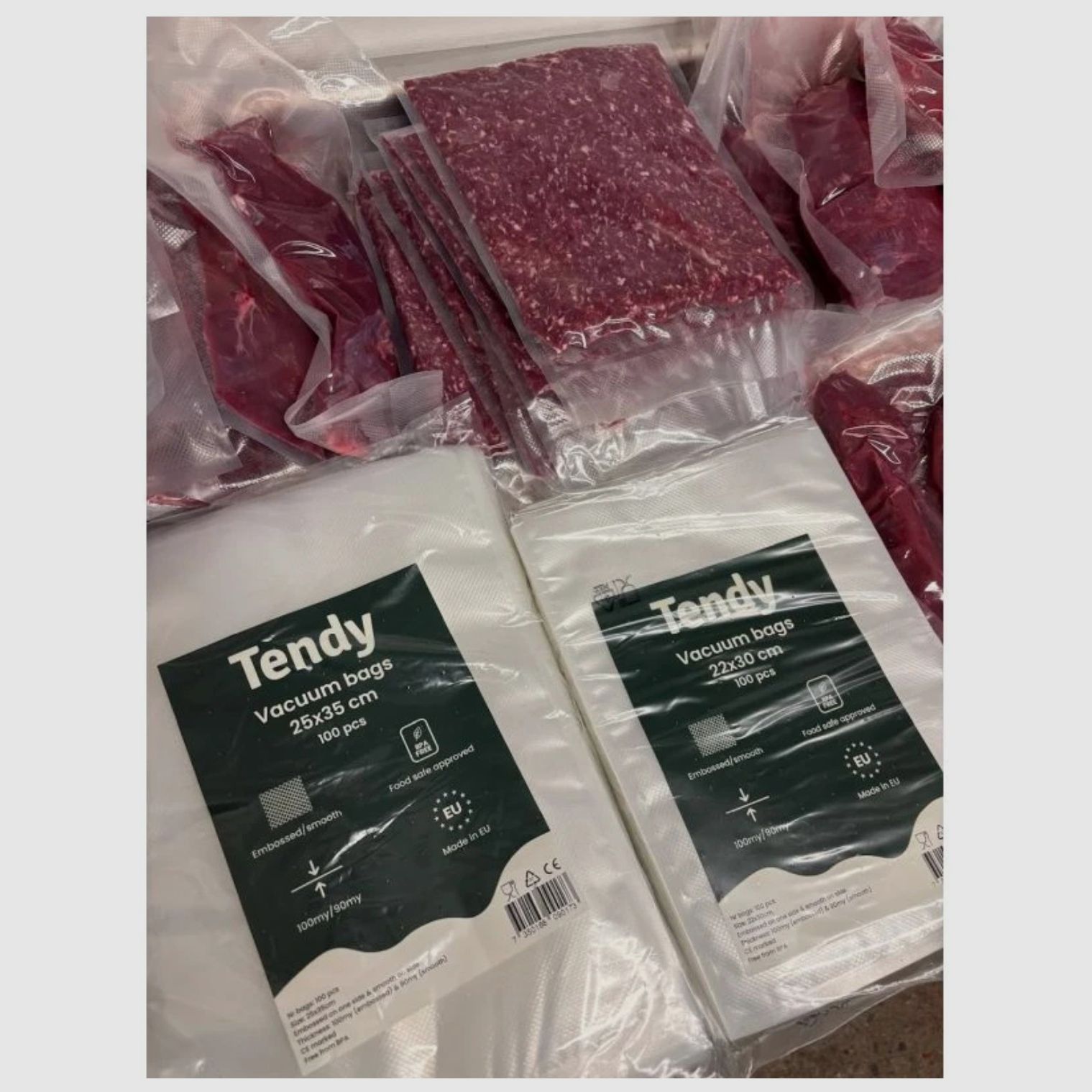 Tendy | Vakuumbeutel Transparent