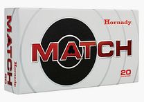 Hornady Match .308 Win. 168GR BTHP Match 20 cartridges