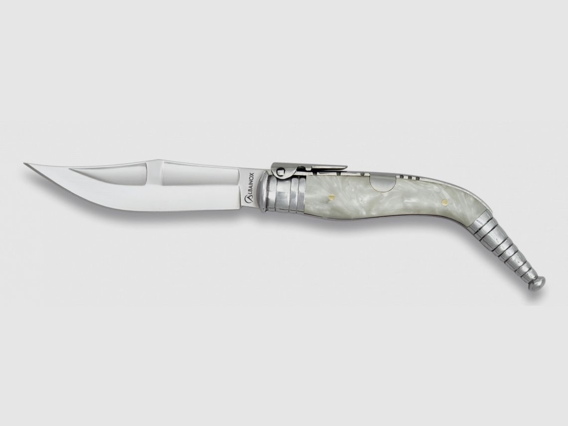 Coltello a serramanico spagnolo 9cm imitazione madreperla