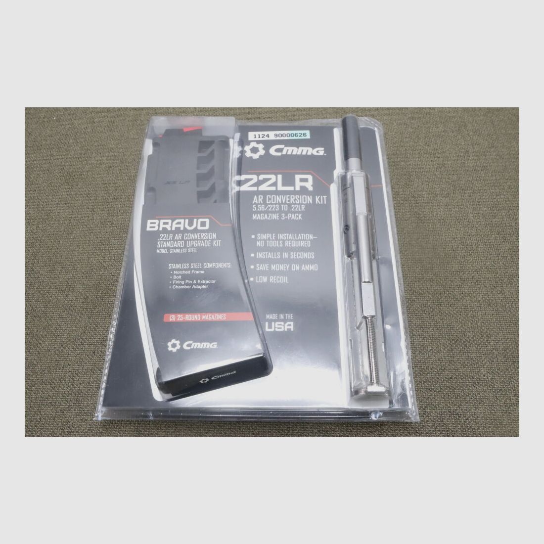 CMMG AR15 system wtykowy AR15 system wtykowy .22lr +3 magazynki 25 strzałów