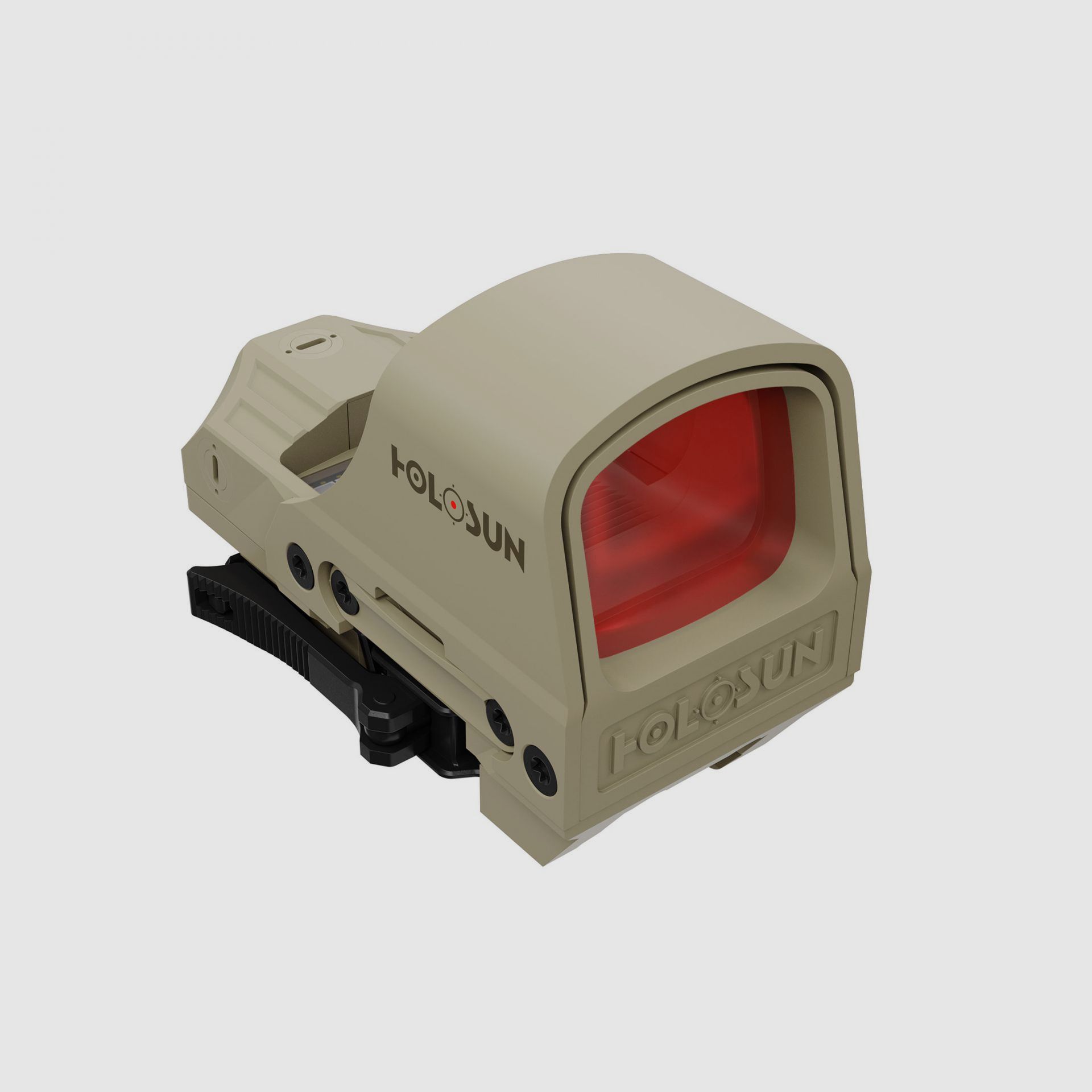 Holosun Reflexvizier HS510C-RD-FDE met rode verwisselbare richtkruis: 2MOA punt, 65MOA Circledot & 65MOA Circle, afbeelding 7 van 7
