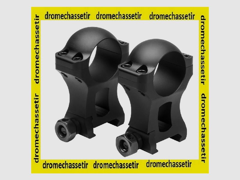 Extra hohe Ringe, 25,4 mm für Picatinny- und Weaver-Schiene mit 21 mm Breite, schwarz, NC Star