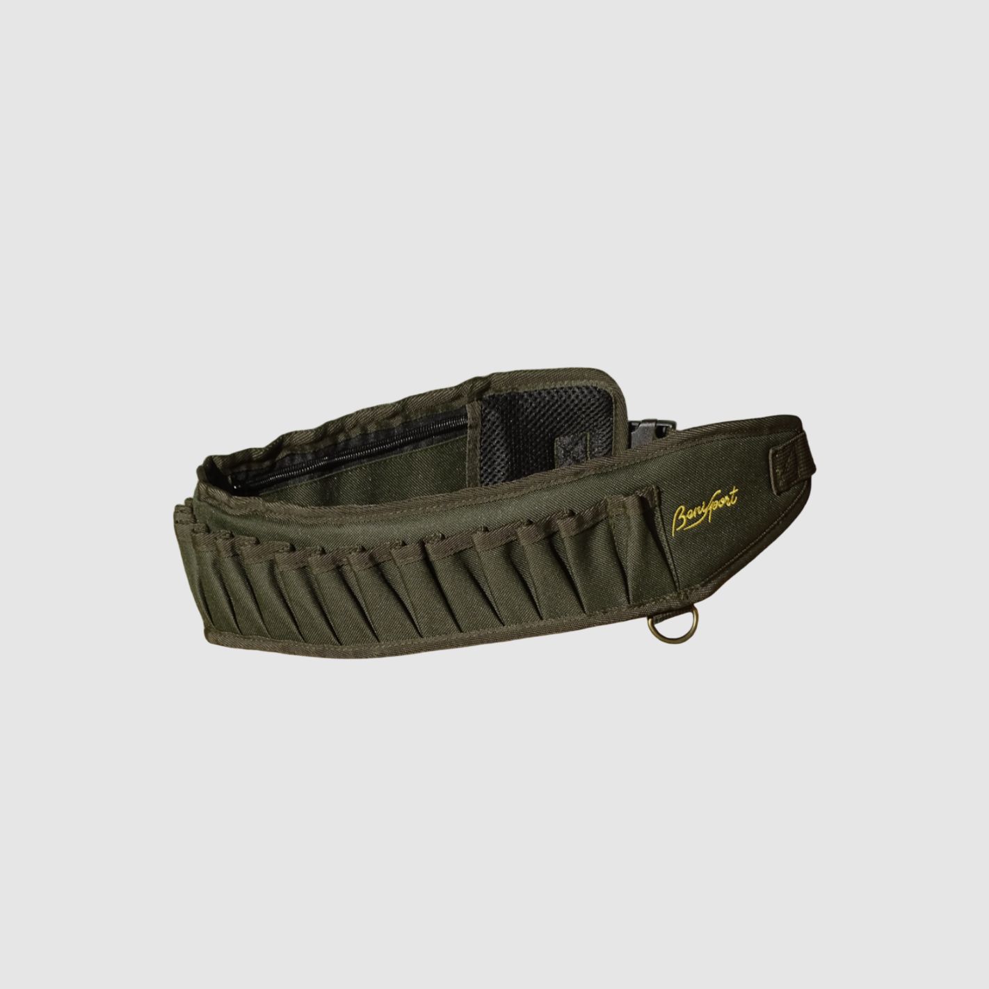 Ceinture à cartouches BENISPORT kaki calibre 12