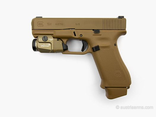 Glock 19X with Streamlight TLR7A, new weapon, 9 x 19 mm