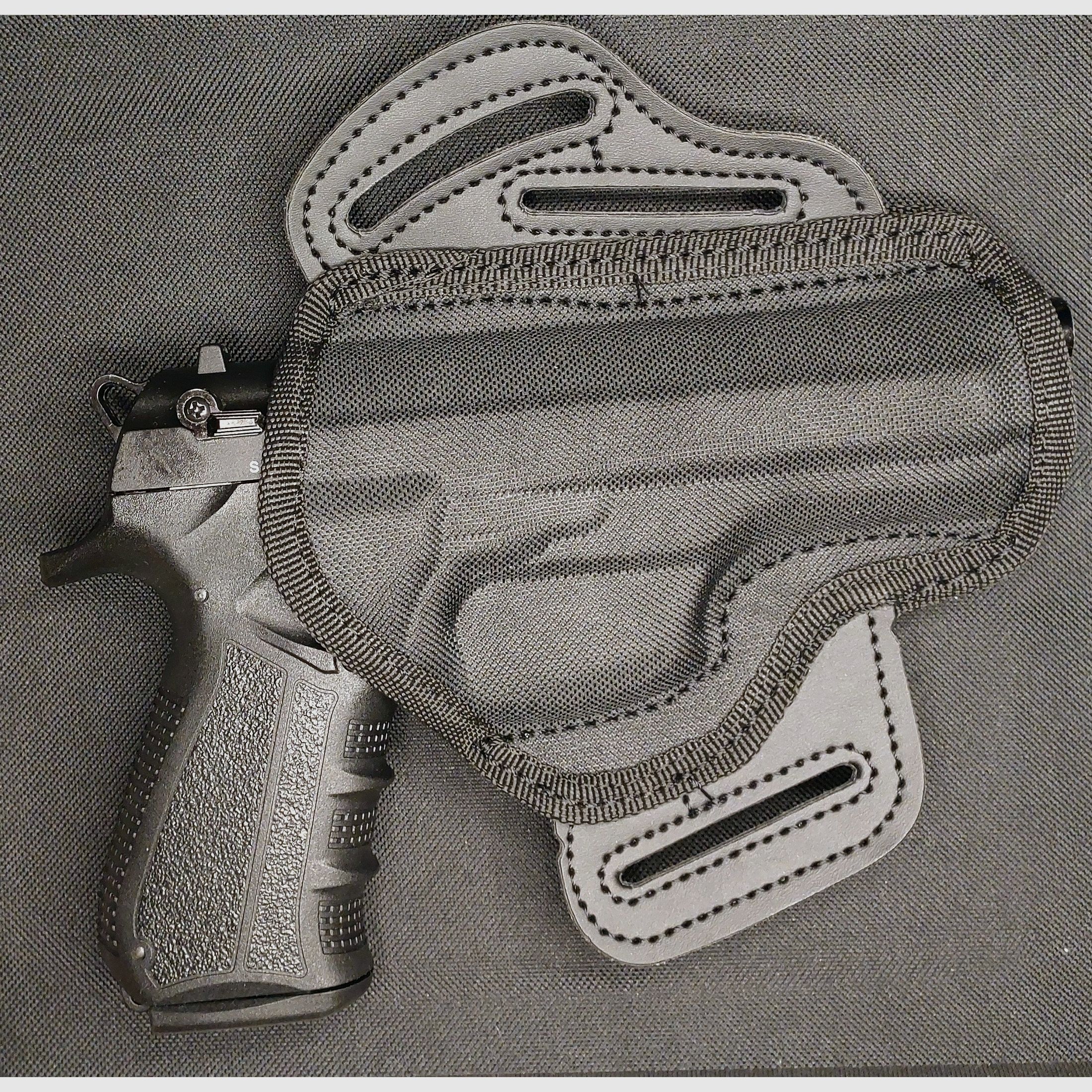 Zoraki 918 9mm P.A.K. schwarz - alte (PTB 965) mit neuem Cordura Holster