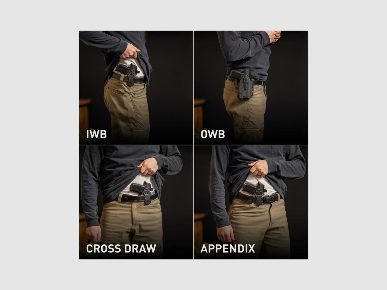 Alien Gear Holsters - Kabura Photon - Glock 19, IWB/OWB, Z Latarką - PHO-0057-L1-D, zdjęcie 5 z 5