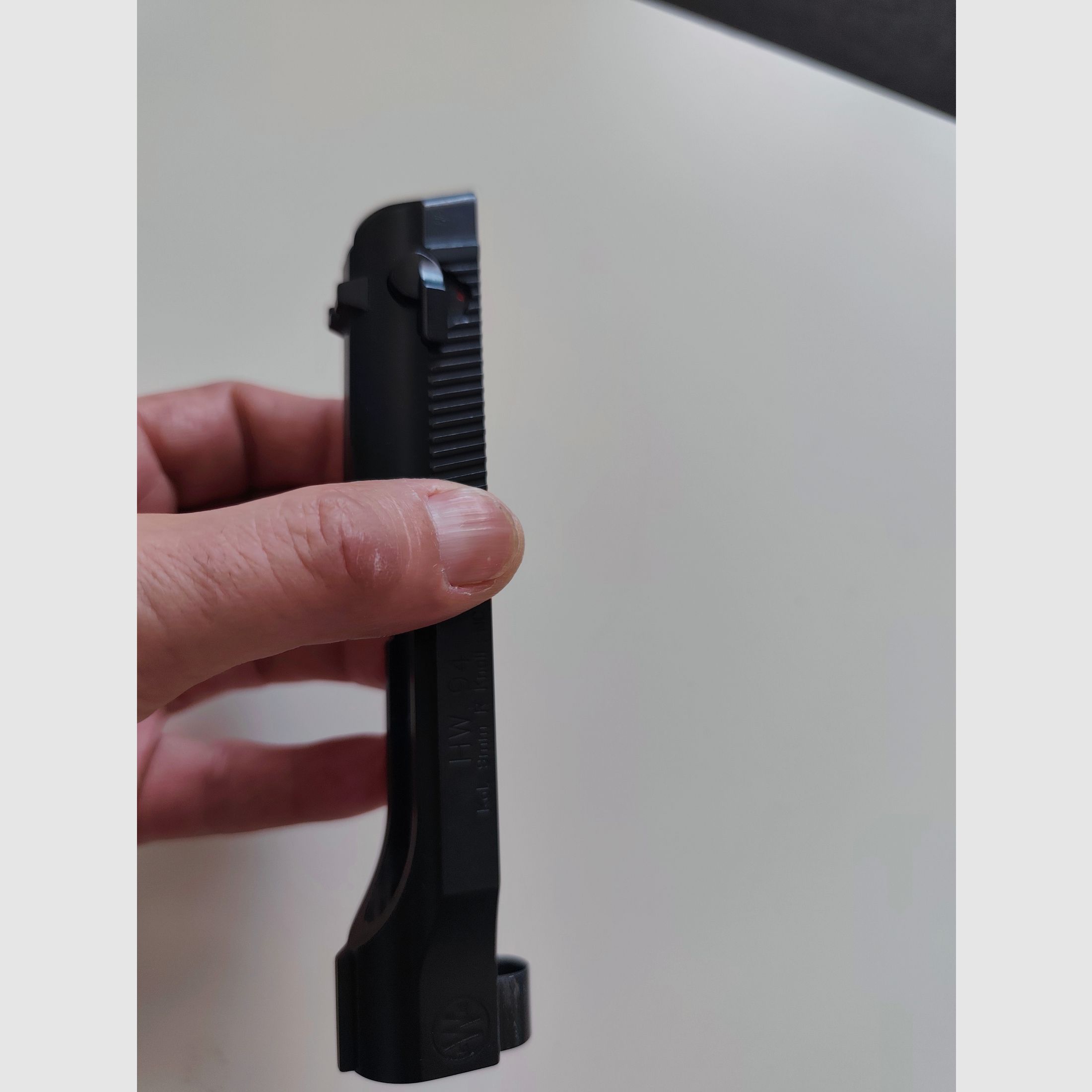 Weihrauch HW 94 slitta completamente brunita come nuova PTB 855