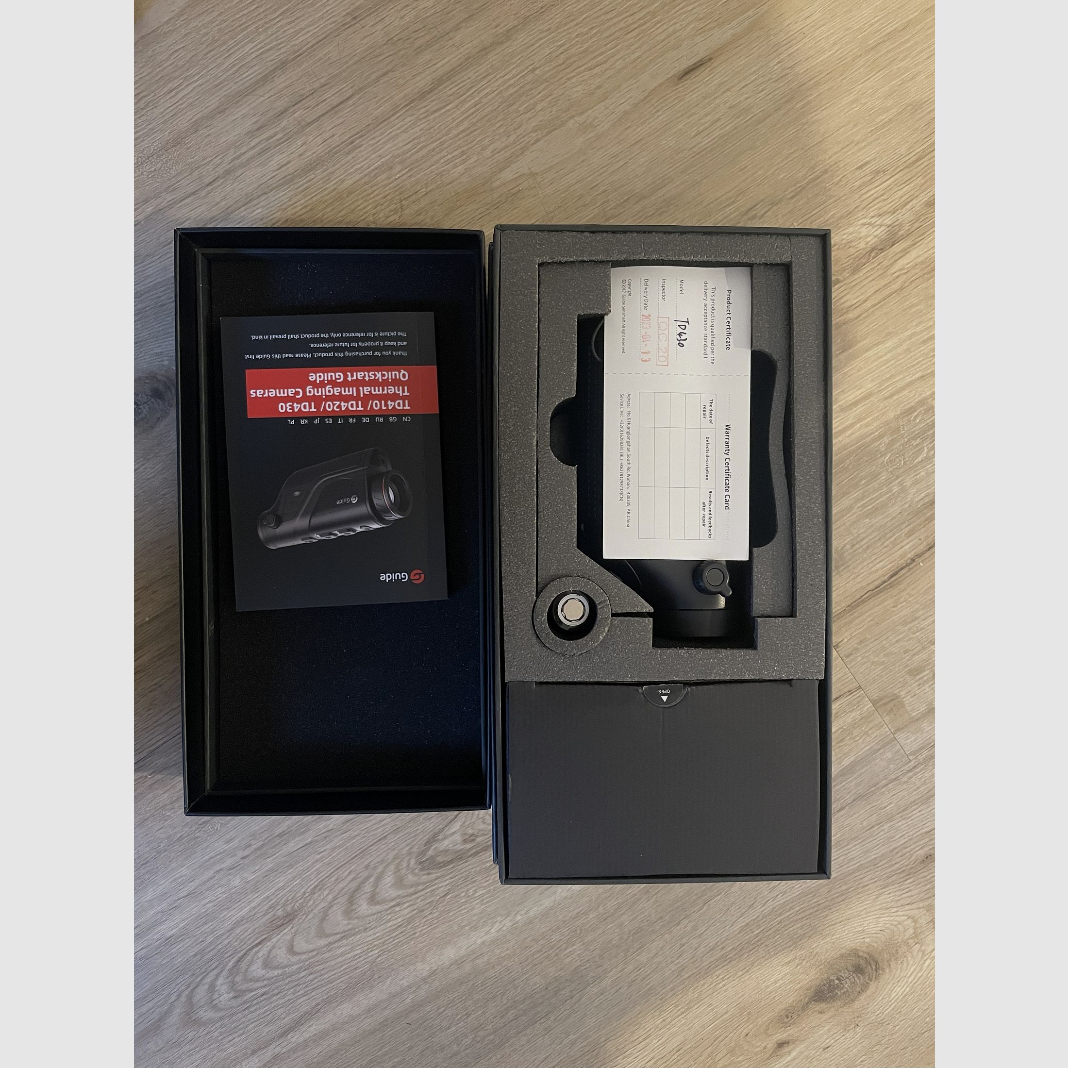 Warmtebeeldcamera Gids TD 430 Handapparaat