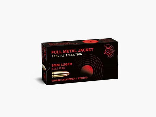 Geco Special Select FMJ 124grs 50St 9mmLuger