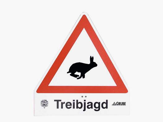 Treibjagdschild Light Hase