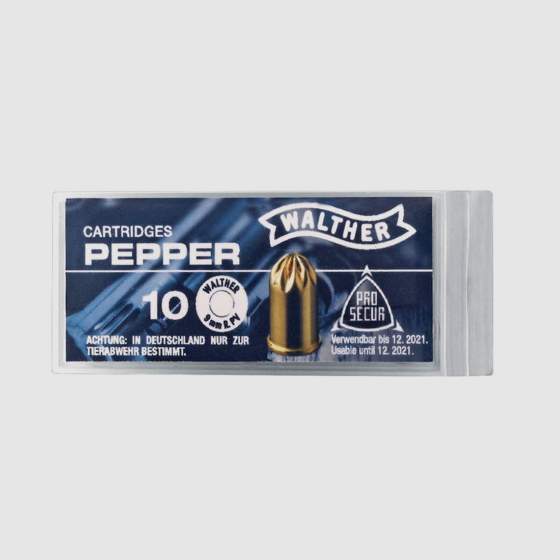 Cartucce al pepe Walther 9mm R.K. revolver