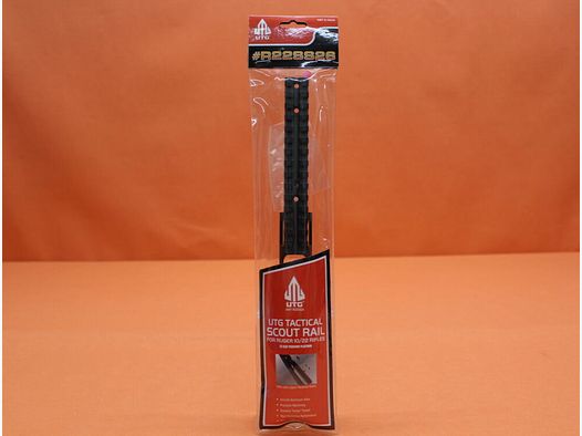 UTG - Leapers Ruger 10/22: Taktyczna szyna scout UTG (MNT-R22SS26) Alu czarna/ szyna montażowa Picatinny profil BL=298mm