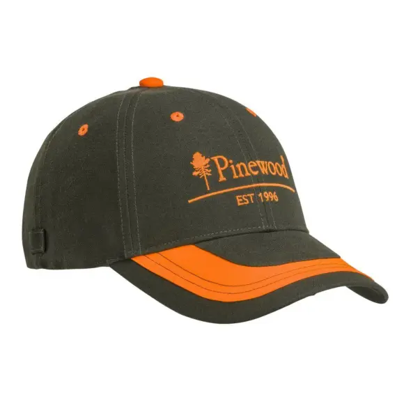 Bicolor Kappe Khaki Orange Pinewood