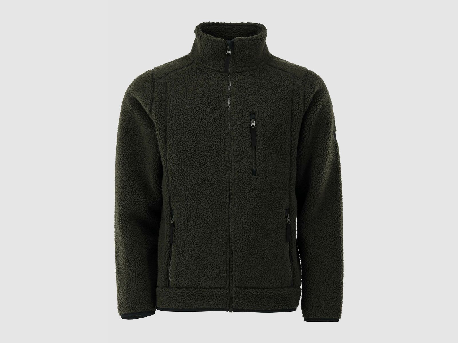 Tom Collins Herren-Teddyfleecejacke mit Reißverschluss, Bild 1 von 3
