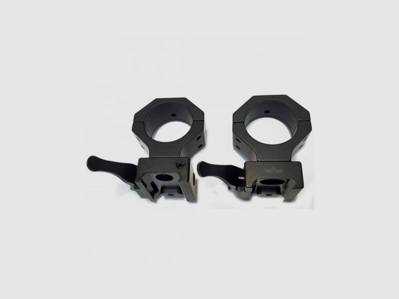 Ringpaar APEL Blue-line mit Picatinny-Connector - 30mm. BH20, Bild 1 von 5