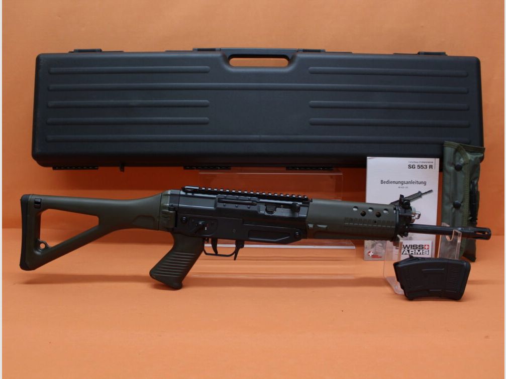 Swiss Arms Ha.Büchse 7,62x39 Swiss Arms/ SAN SG553RD 4-Pos. Gas-Piston-System SIG 550/ SIG Sport, 305mm Lauf