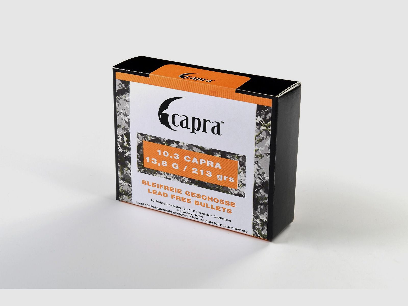 10 szt. w OPAKOWANIU, BEZOŁOWIOWA AMUNICJA MYŚLIWSKA, 10.3 CAPRA, 13,8 g, 210 grs, Bild 2 von 16