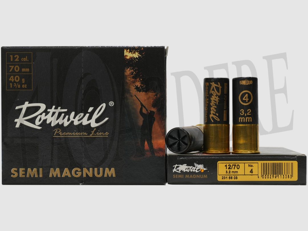 ROTTWEIL SEMI MAGNUM NO.4 (PATRONEN FÜR SCHROT)