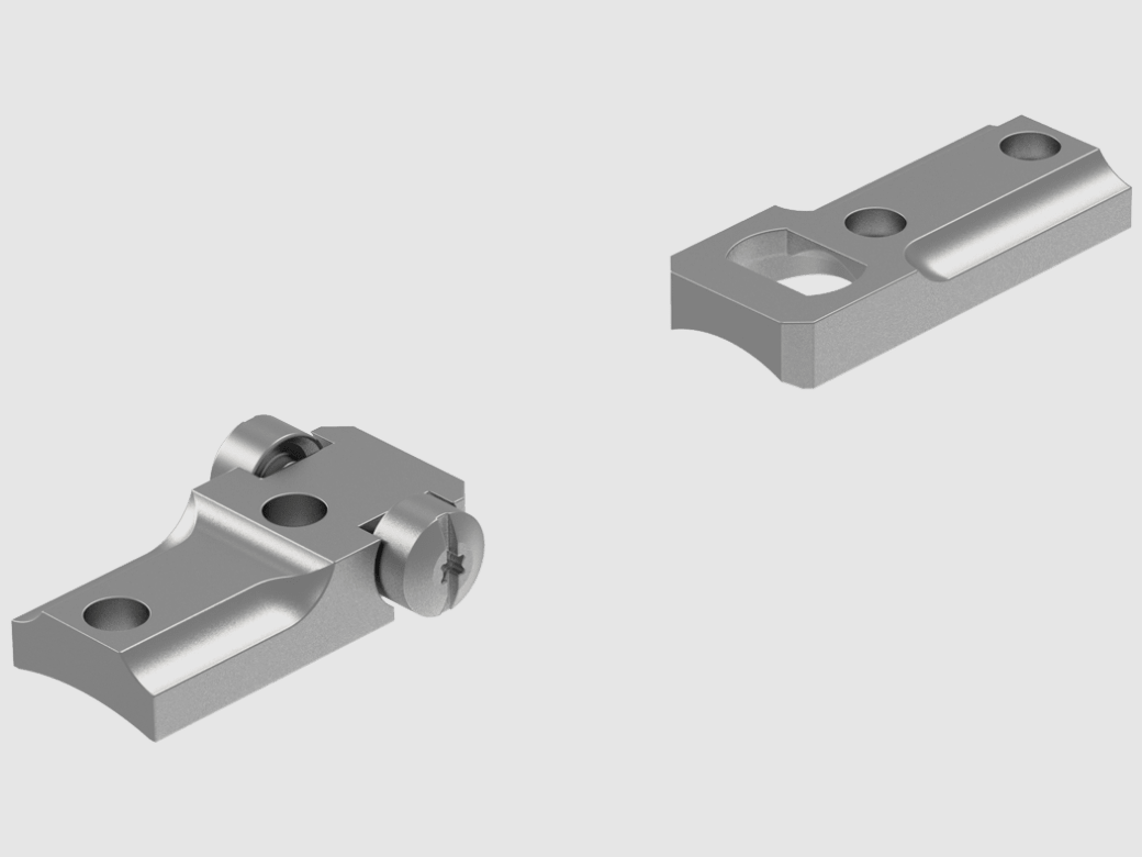 LEUPOLD STD RAIL DE MONTAGE 2-PIÈCES WINCHESTER 70 RVF/R ARGENT