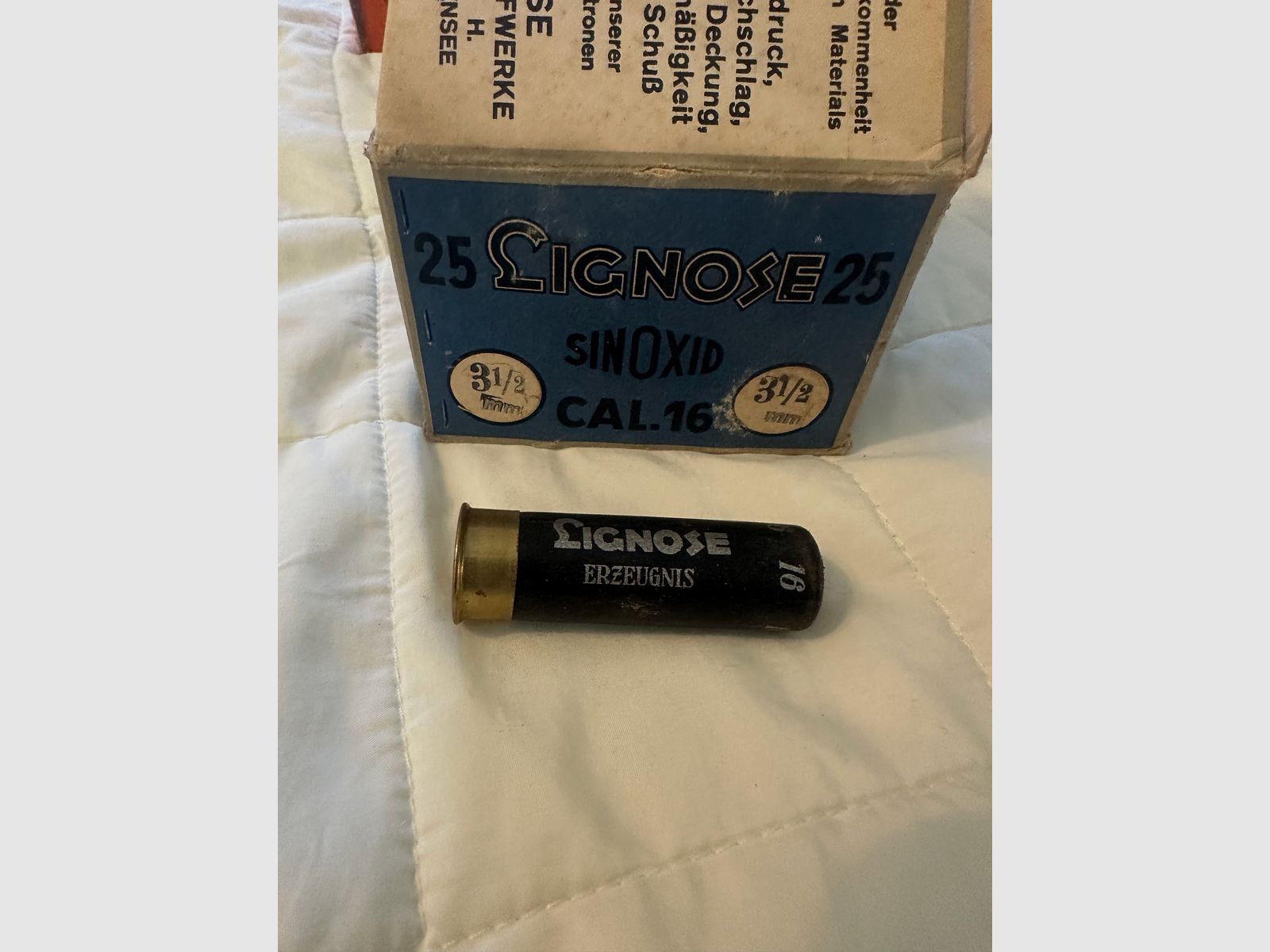 Oude hagelpatronen Kal. 12 en 16