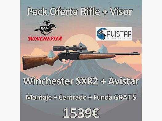 PACK Büchse Winchester SXR2 Field + Zielfernrohr