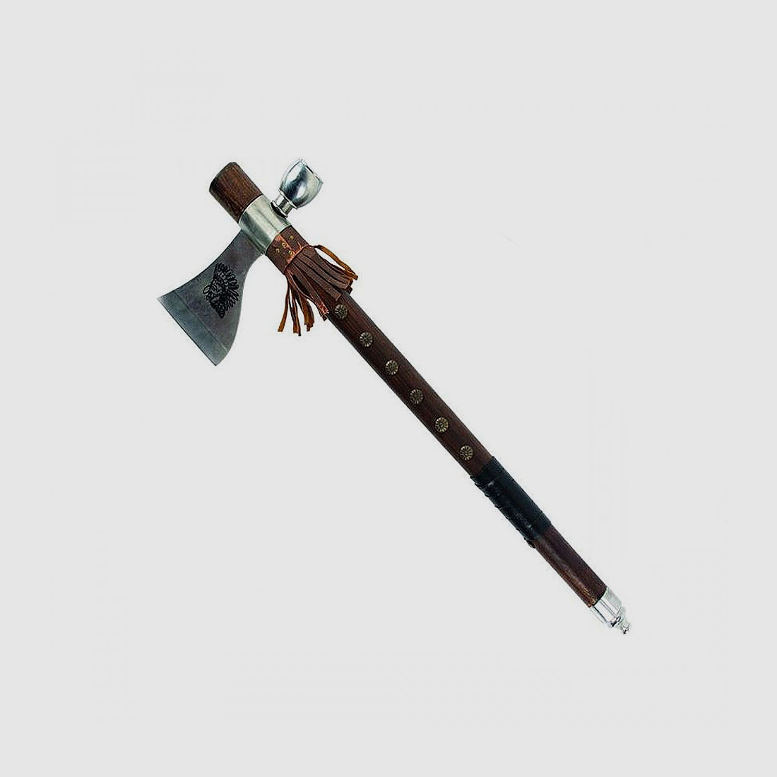 Indianer Tomahawk mit Friedenspfeife
