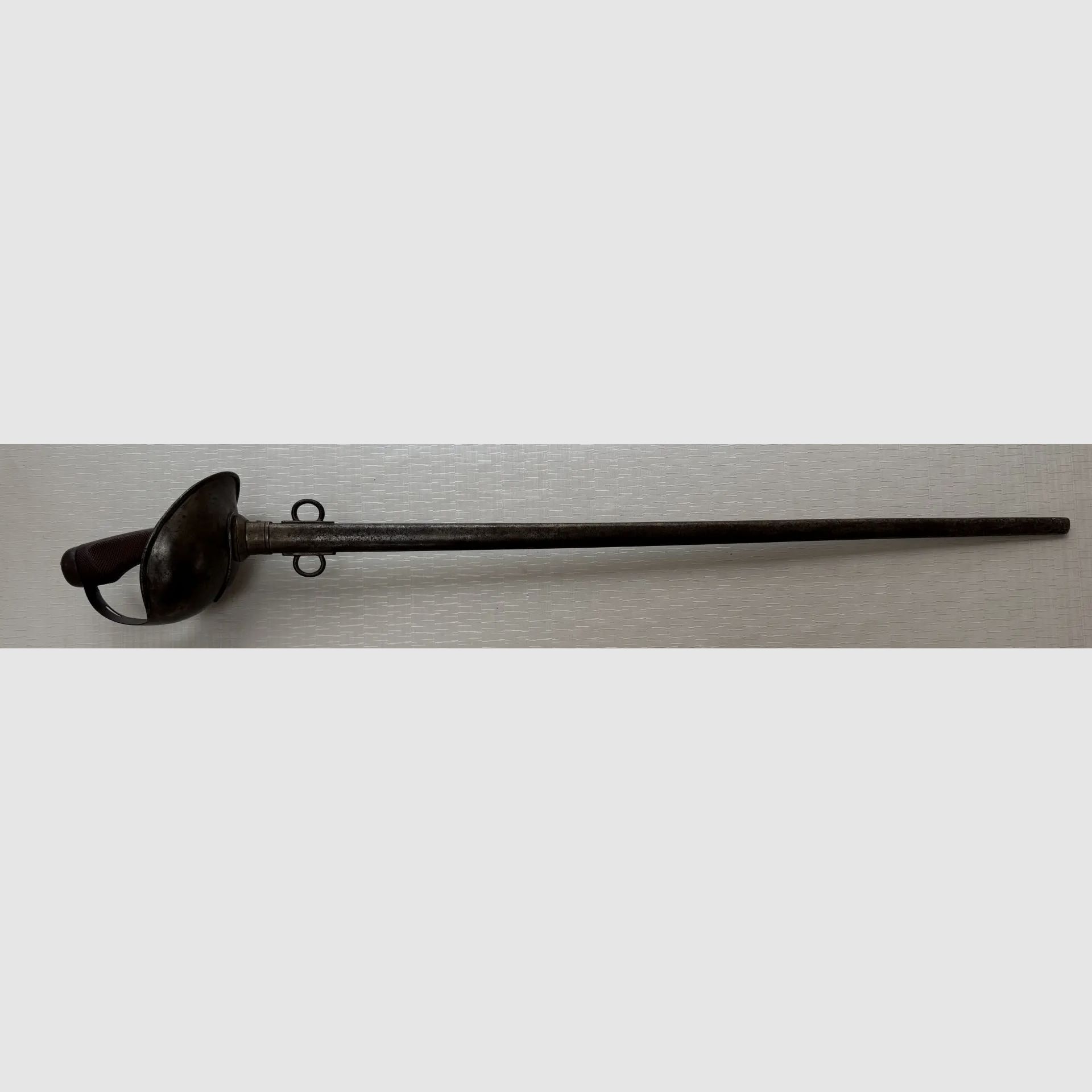 Originele Duitse Marine-Entersabel – Keizerlijke Marine ca. 1895–1915 – met originele metalen schede