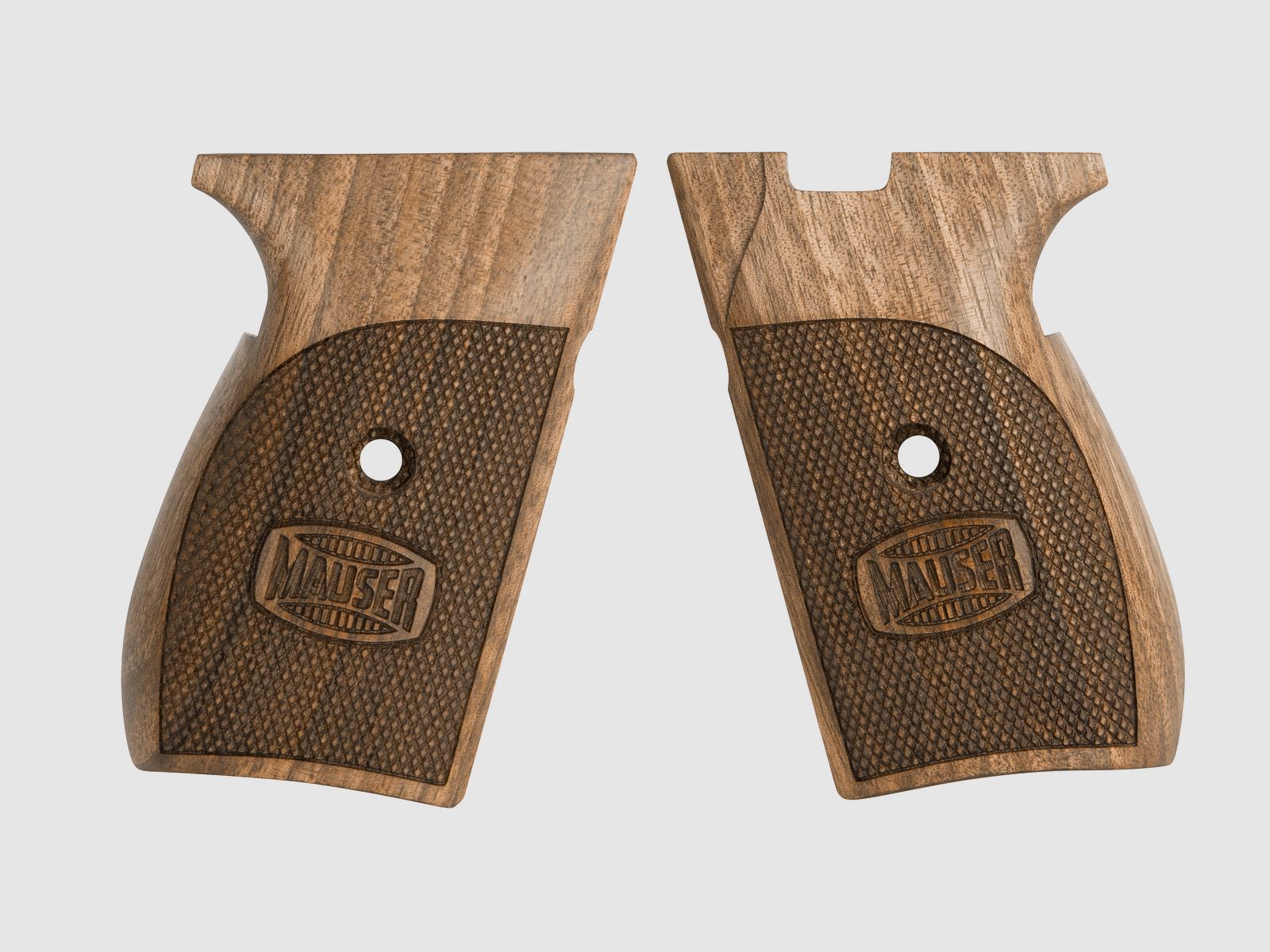 Griffschalen Set für Mauser HSR - Walnussholz